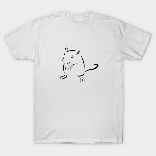 Pet rat T-Shirt by rand0mity